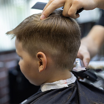 Taglio capelli bimbo